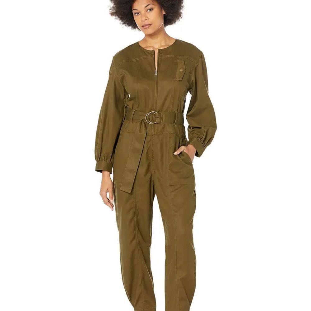 Madewell Women's Tapered Leg Jumpsuit Green - XL - $148, NEW!